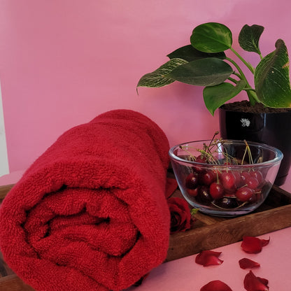 Rubrum (Red) Bamboo Towels