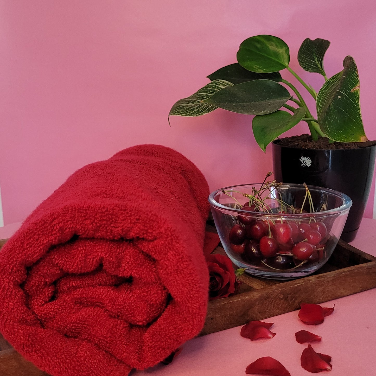 Rubrum (Red) Bamboo Towels