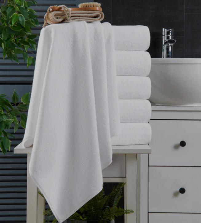 White Mist Bamboo Towels (White)